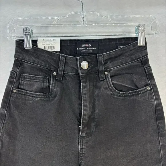 Cotton On Black Straight Leg Jeans - Picture 3 of 12